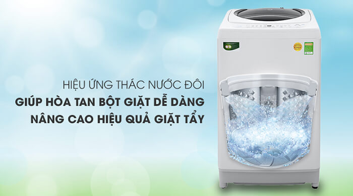 Máy giặt Toshiba 9kg lồng đứng AW-G1000GV WG thác nước